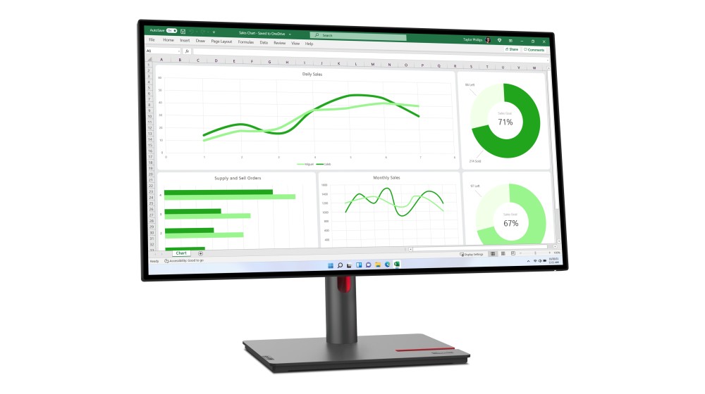 Lenovo ThinkVision P27q-30 product photo