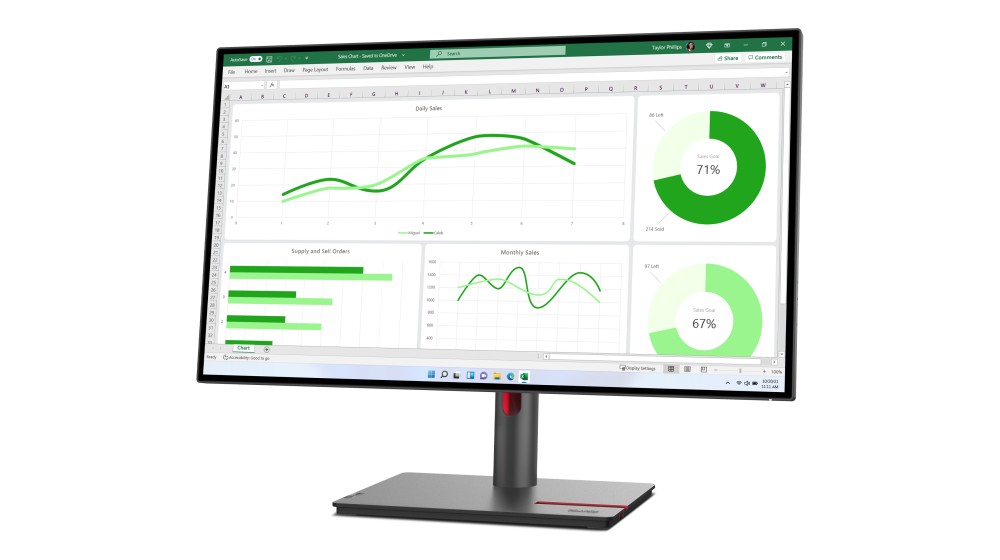 Lenovo ThinkVision P27q-30 product photo
