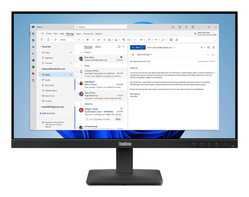 Lenovo ThinkVision S24-4e product photo