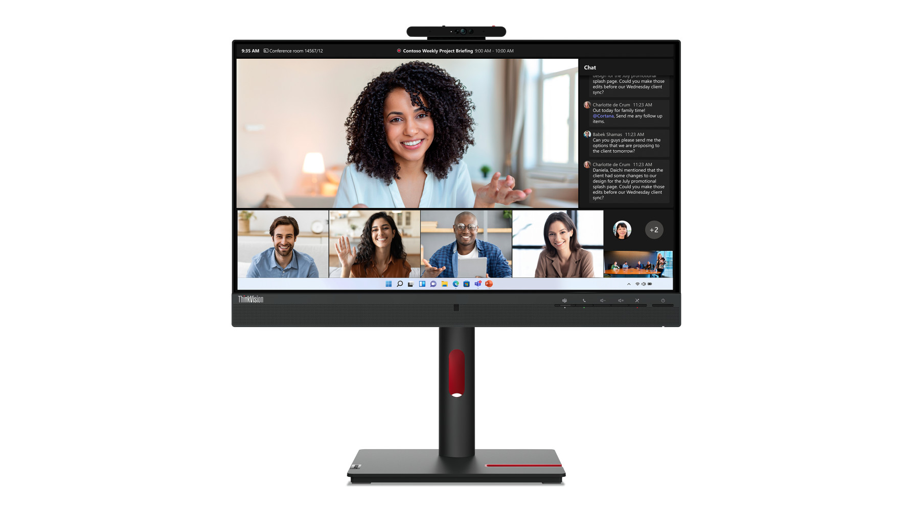 Lenovo ThinkVision T24mv-30 product photo