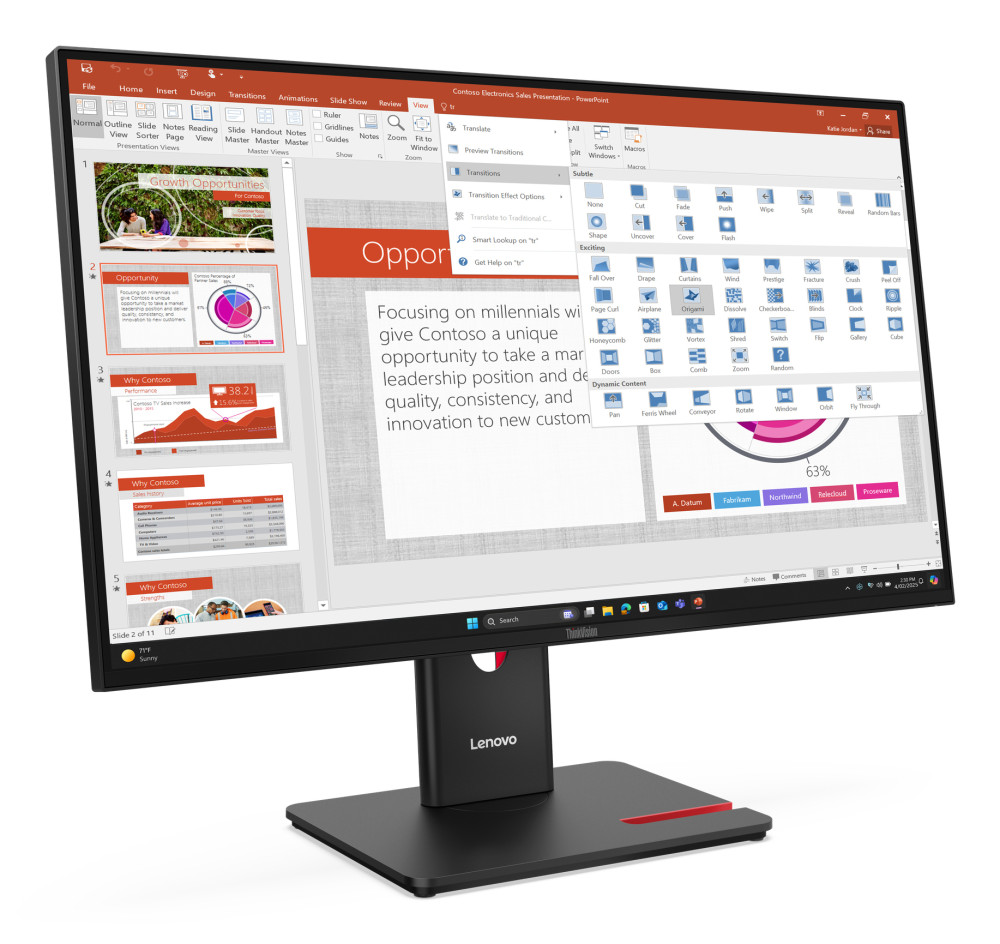 Lenovo ThinkVision T27-40 product photo