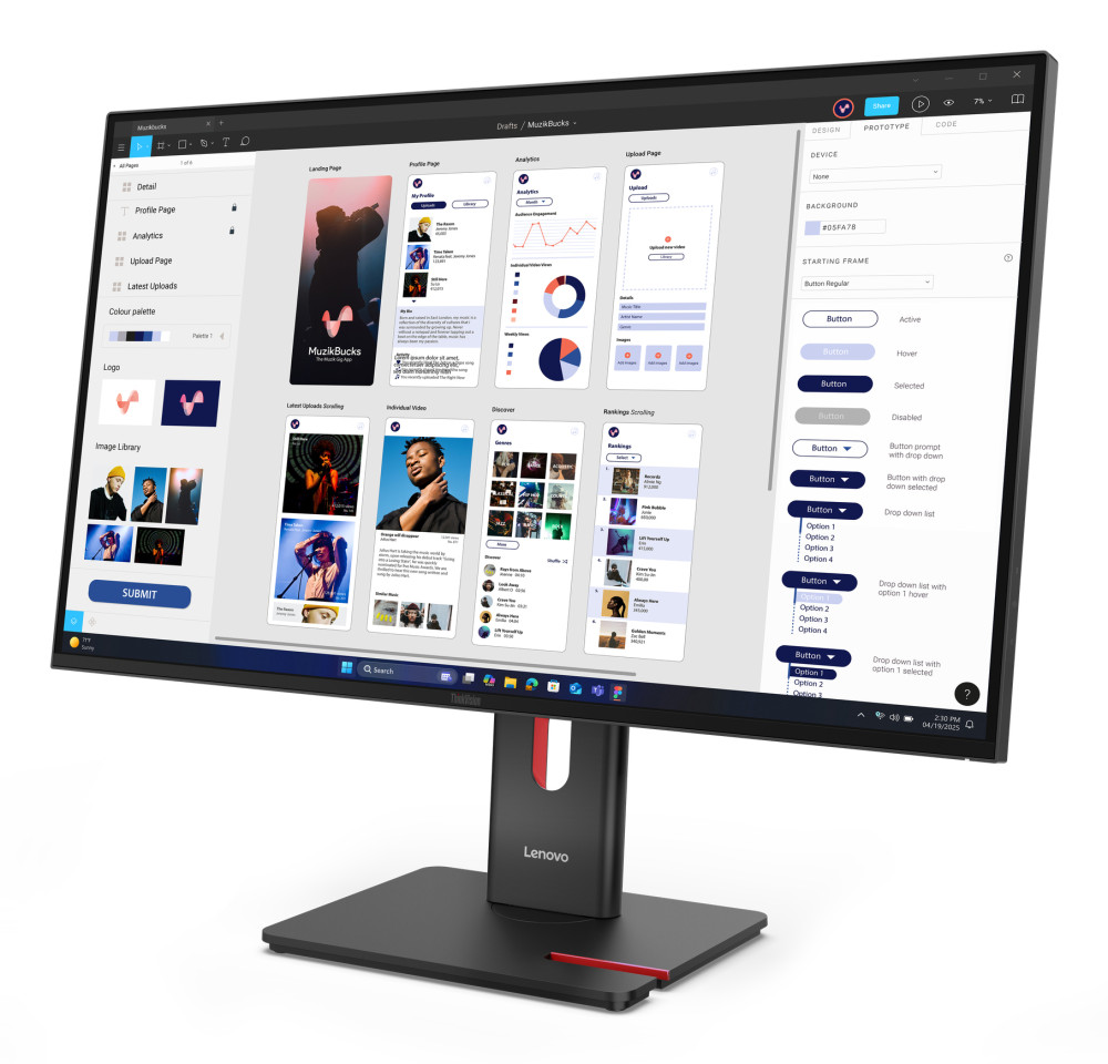 Lenovo ThinkVision T32UD-40 product photo