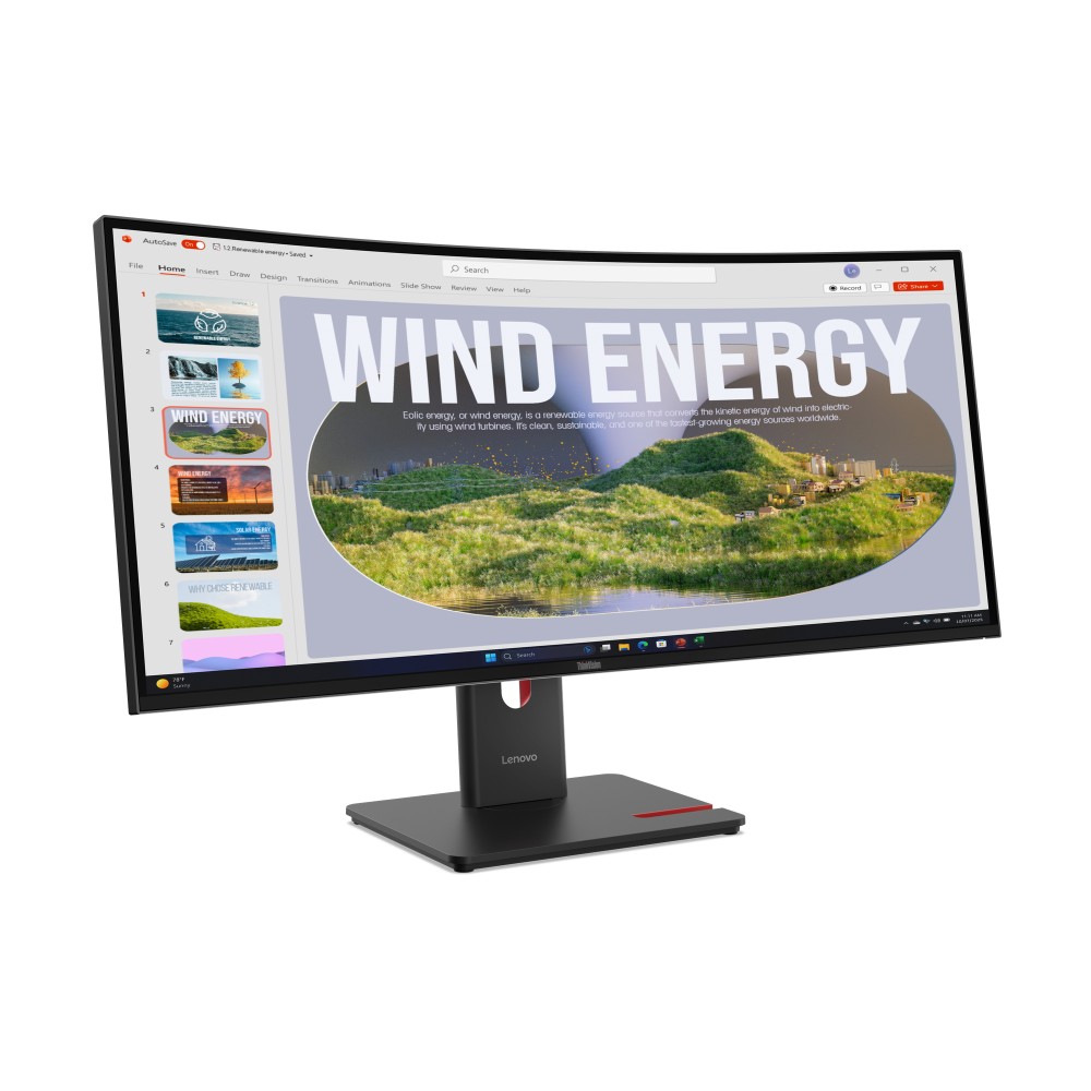 Lenovo ThinkVision T34WD-40 product photo