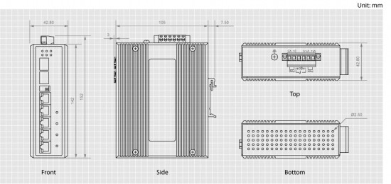 LevelOne IES-0600 product photo