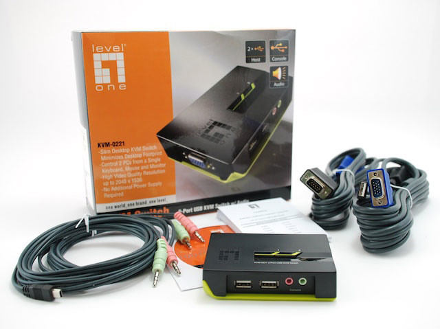 LevelOne KVM-0221 product photo