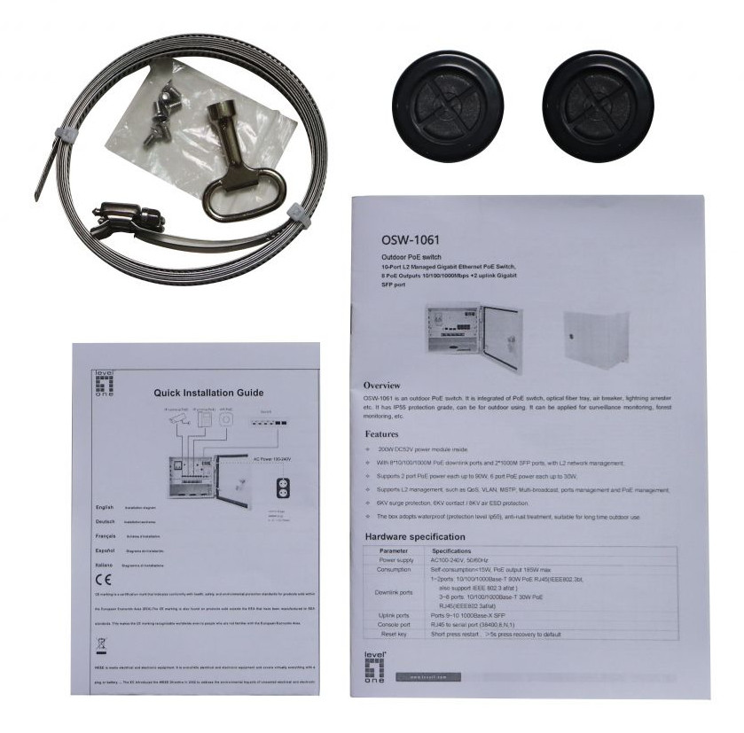 LevelOne OSW-1031 product photo