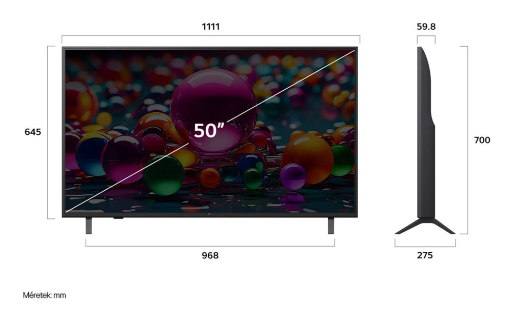 LG 50UA73003LA 50" product photo