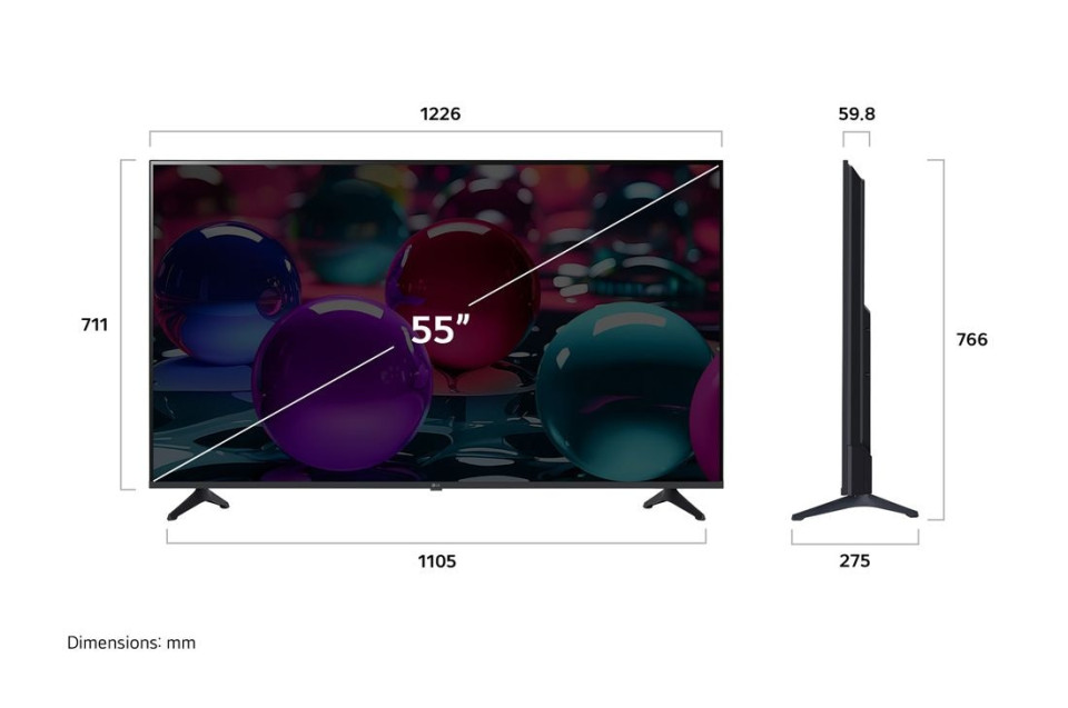 LG 55UA73003LA 55" product photo