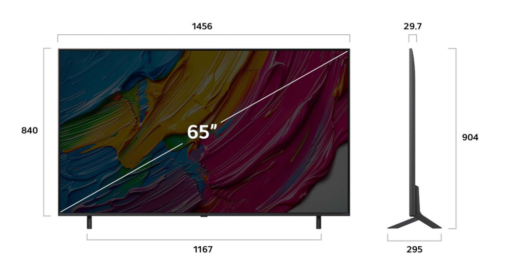 LG 65QNED80A3A 65" product photo