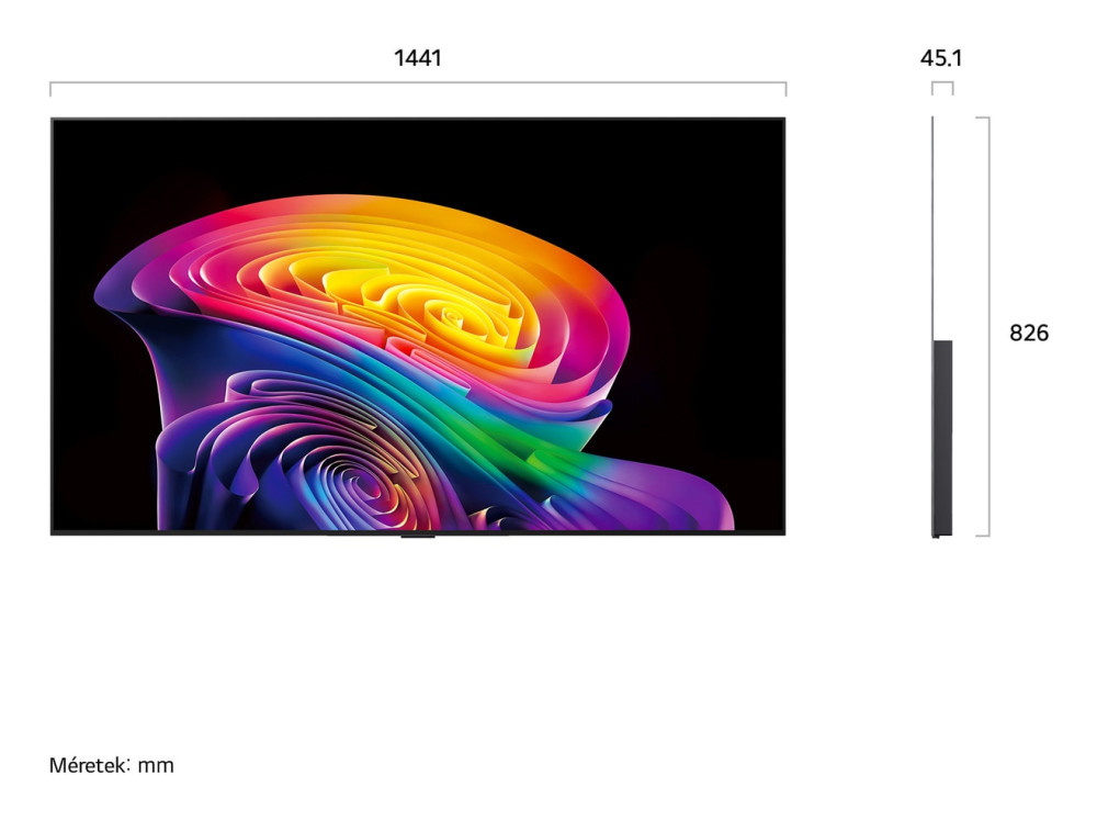 LG OLED65C61LA 65" product photo