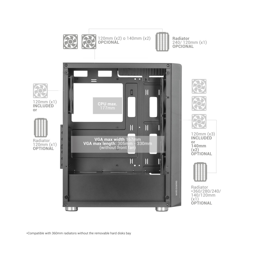 Mars Gaming MC-3000 product photo