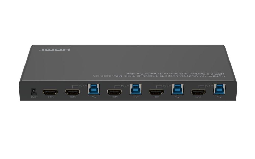 MicroConnect MC-HDMIKVM0401-USB3-4K product photo