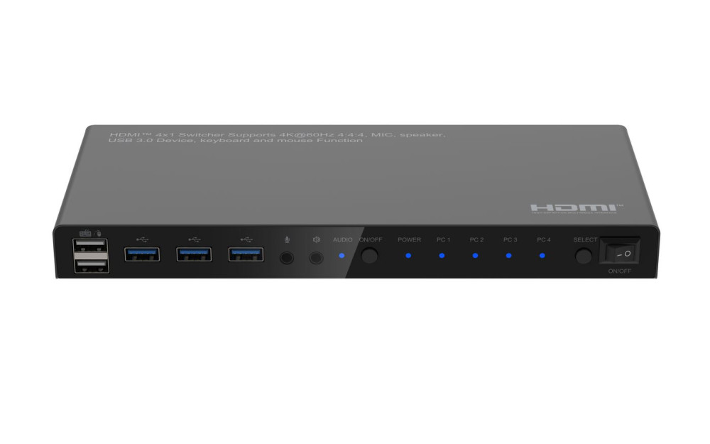 MicroConnect MC-HDMIKVM0401-USB3-4K product photo