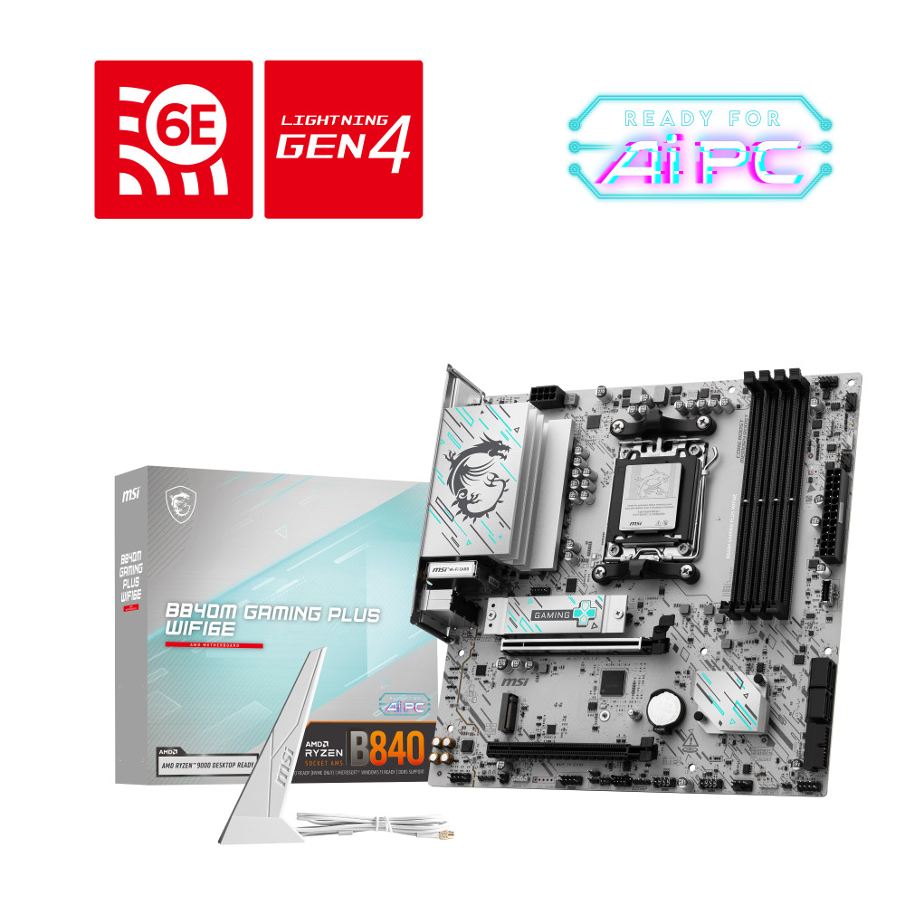 MSI B840M GAMING PLUS WIFI6E product photo