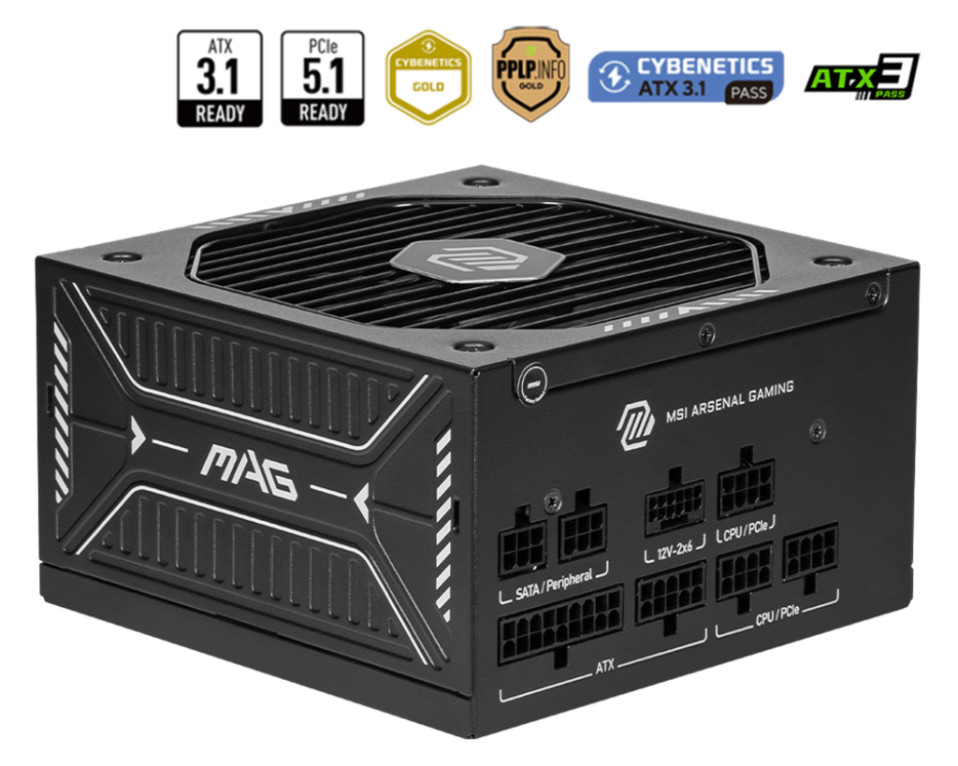 MSI MAG A750GLS product photo