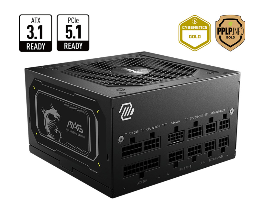 MSI MAG A850GL PCIE5 II product photo