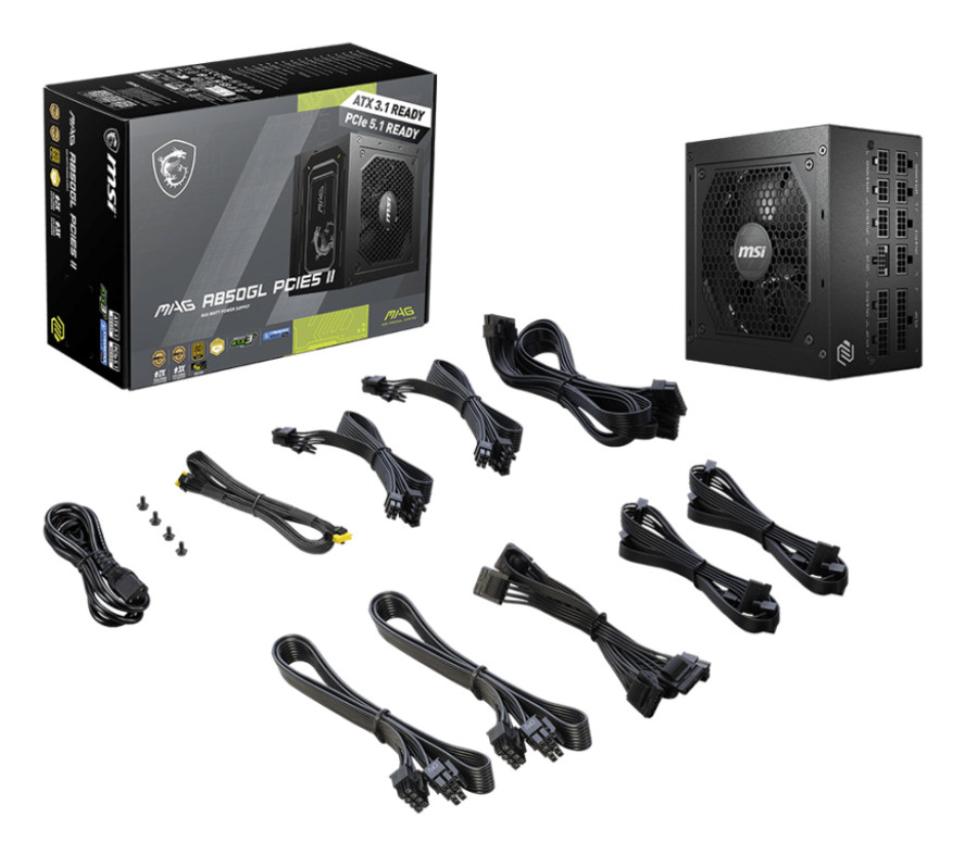 MSI MAG A850GL PCIE5 II product photo