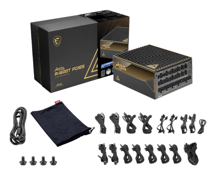 MSI MEG Ai1600T PCIE5 product photo