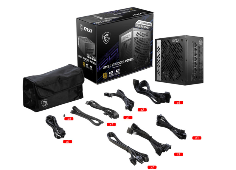 MSI MPG A1000G PCIE5 product photo