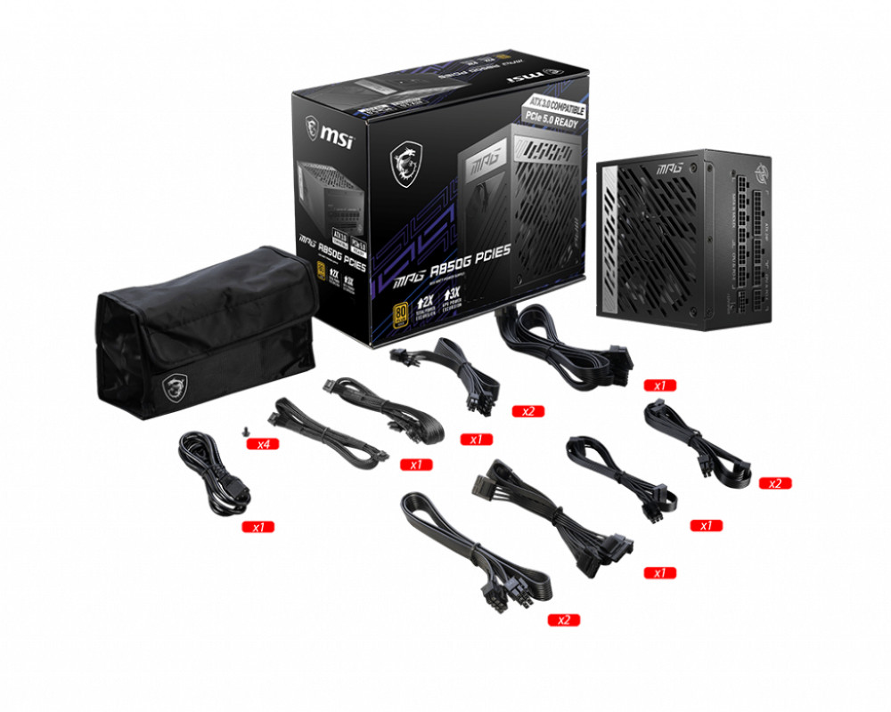 MSI MPG A850G PCIE5 product photo