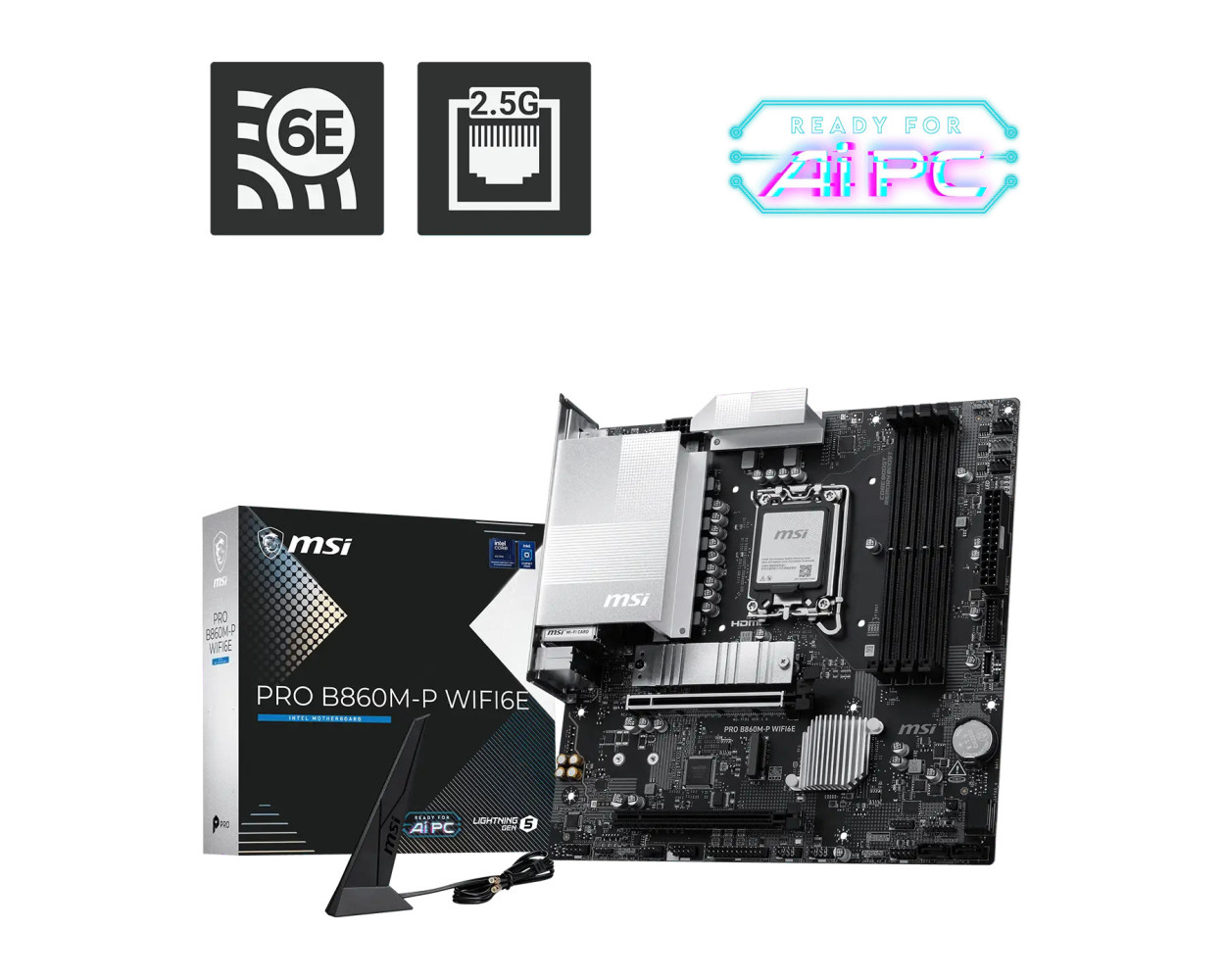 MSI PRO B860M-P WIFI6E product photo