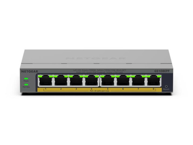 Netgear GS108EPP product photo