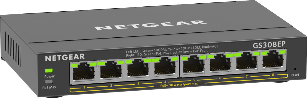 NETGEAR GS308EP-100PES product photo