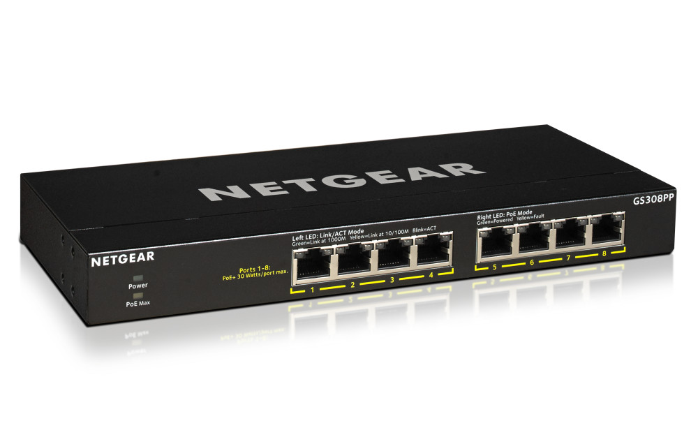 Netgear GS308PP product photo
