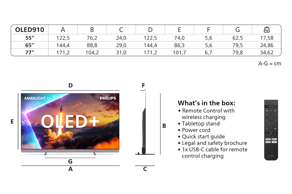 Philips 55OLED910/12 55" product photo