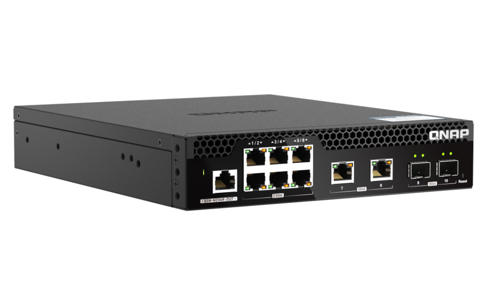 Qnap QSW-M2106R-2S2T product photo