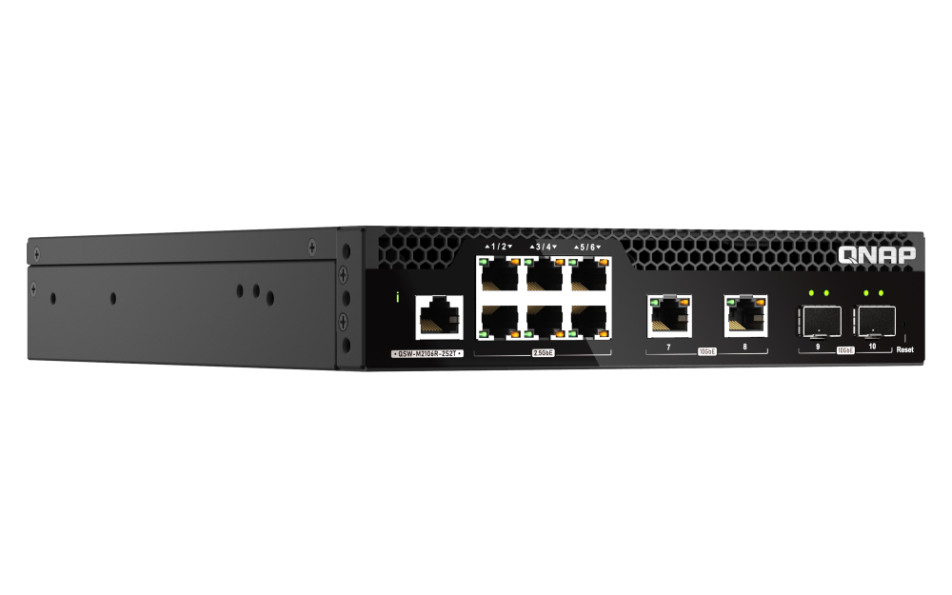 Qnap QSW-M2106R-2S2T product photo