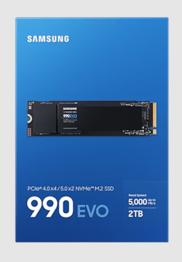 Samsung 990 EVO 2TB product photo