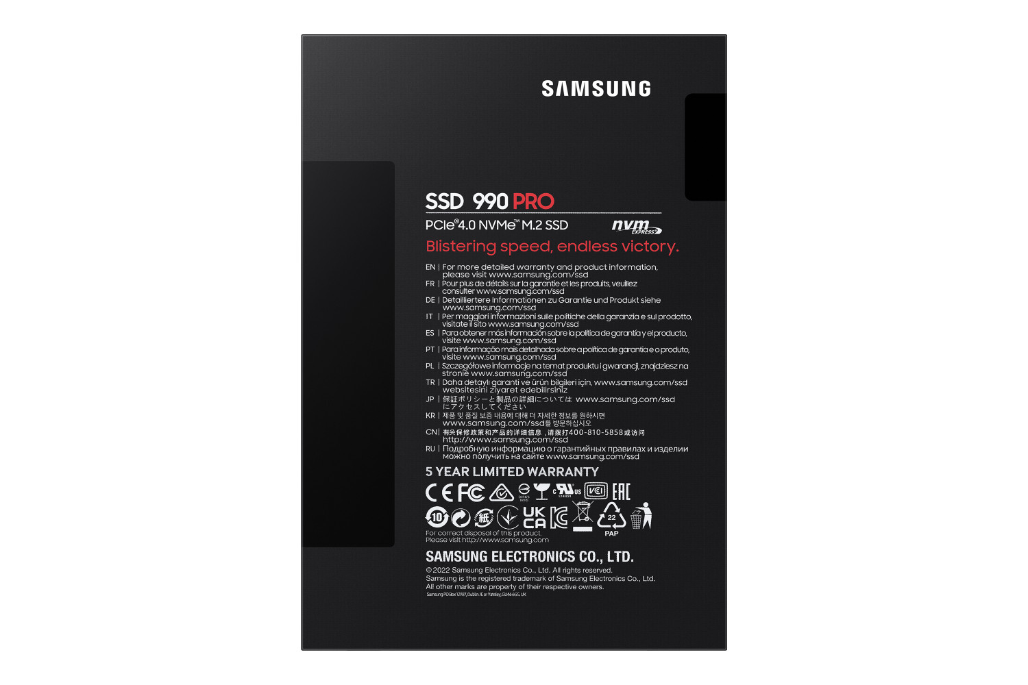Samsung 990 PRO 4TB product photo