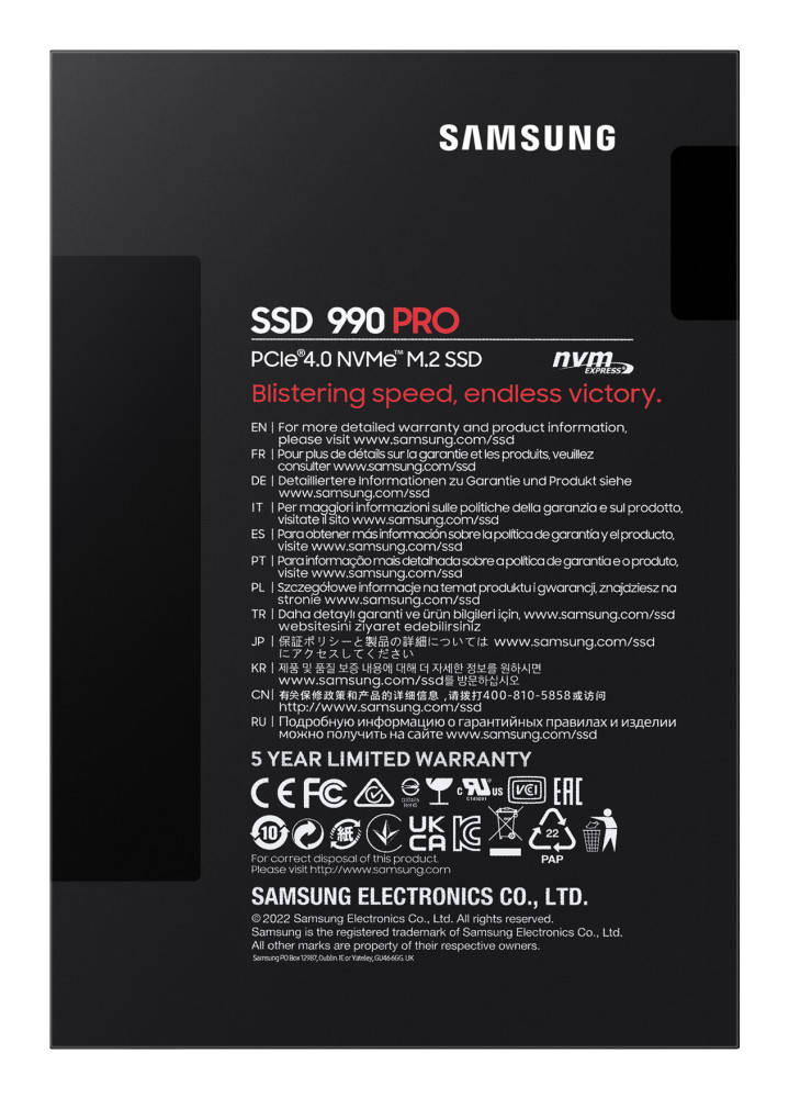Samsung 990 PRO product photo