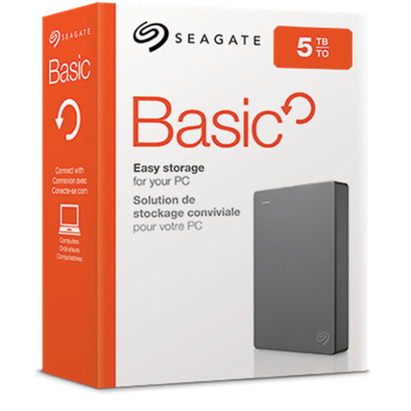 Seagate Basic 5TB product photo