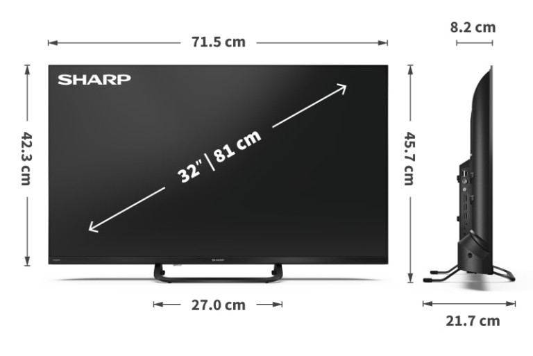 Sharp 32HF3265E 32" product photo