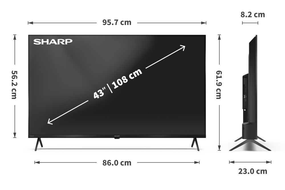 Sharp 43HP5265E 43" product photo