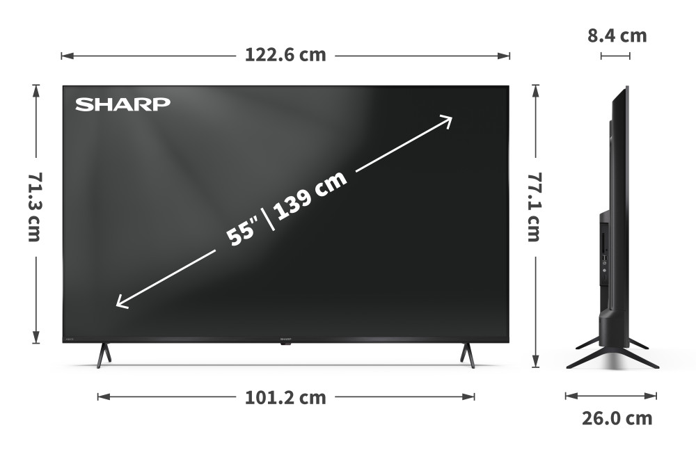 Sharp 55HP5265E 55" product photo