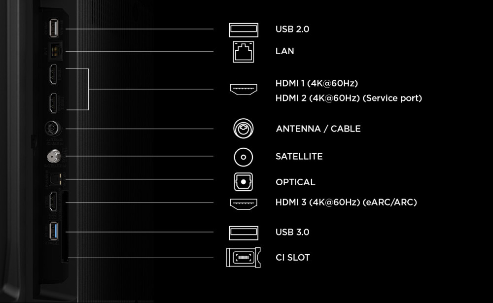 TCL 50P7L 50" product photo
