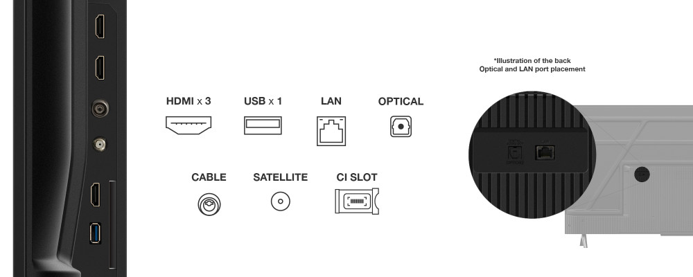 TCL 50T69C 50" product photo