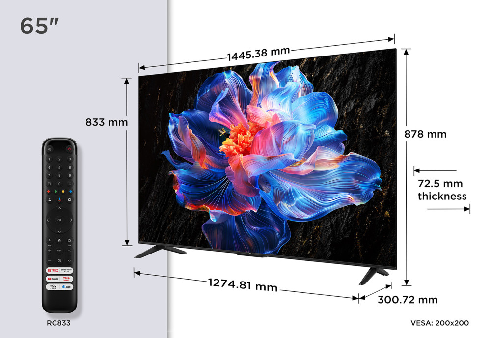 TCL 65V6C 65" product photo