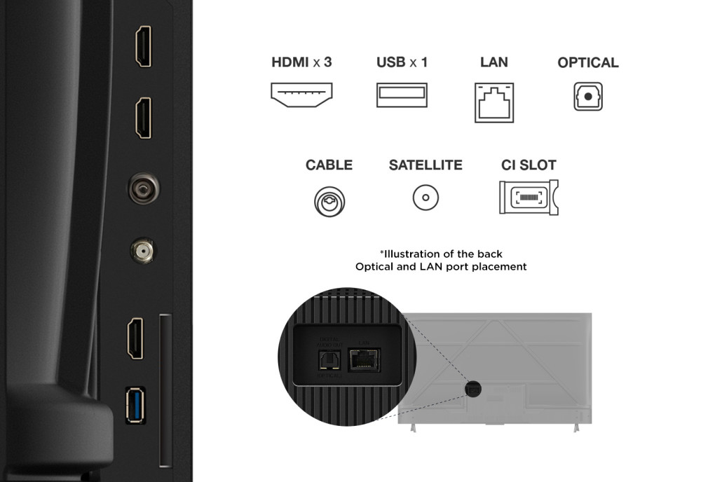 TCL 65V6C 65" product photo