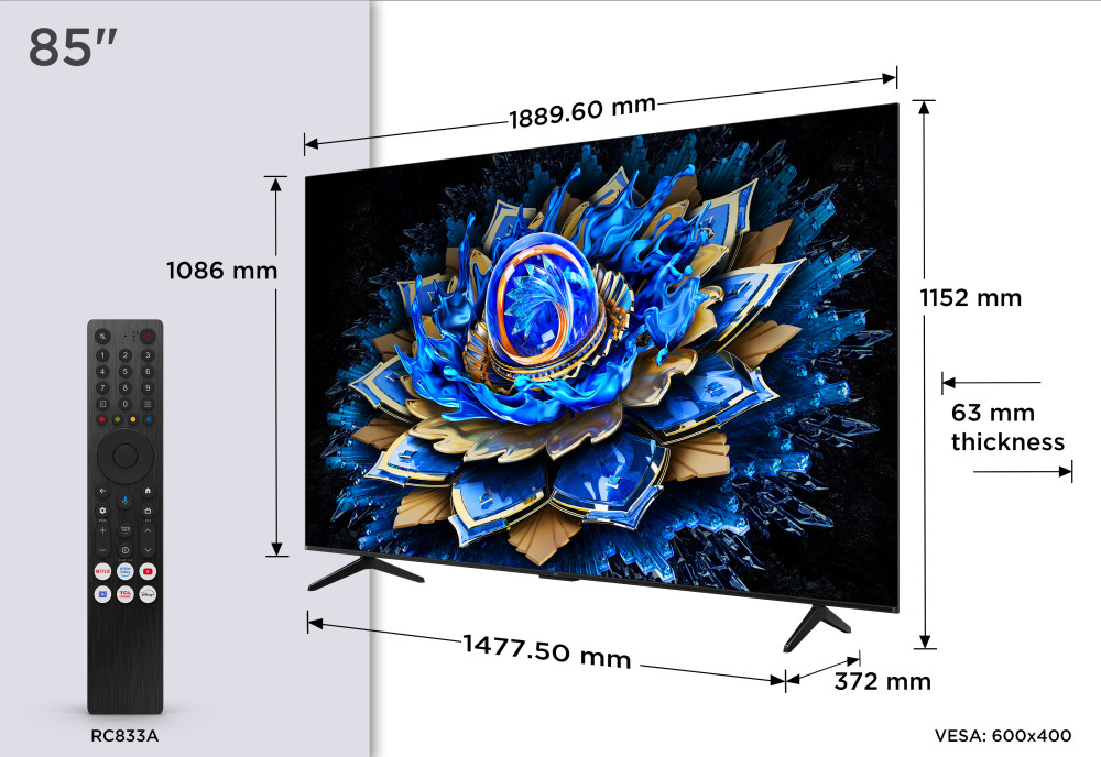 TCL 85T69C 85" product photo