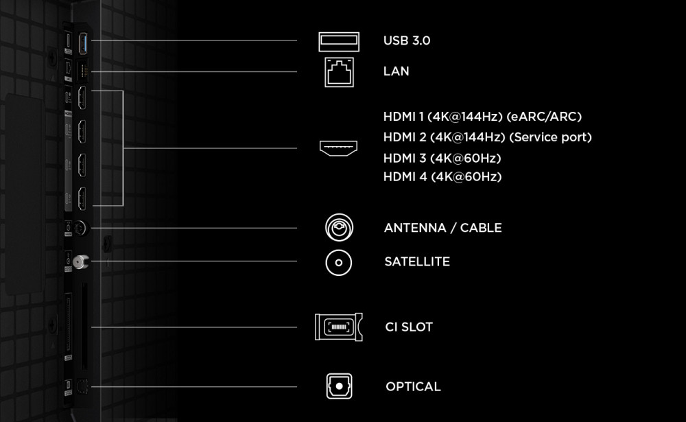 TCL 98P8L 98" product photo