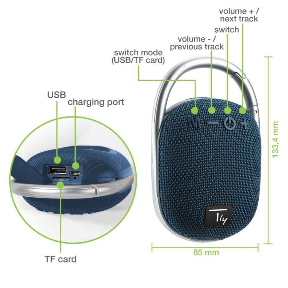 Techly ICASBL321BL product photo