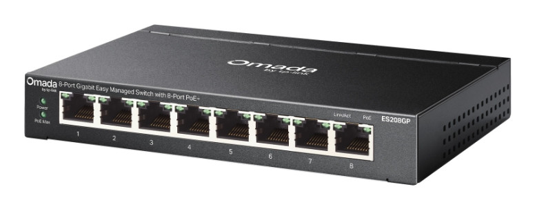TP-Link Omada ES208GP product photo