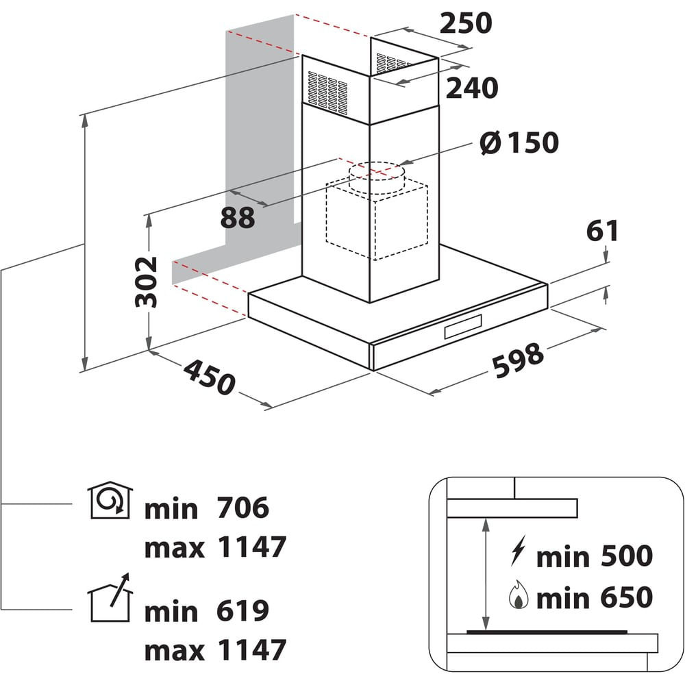 Whirlpool WHBS 62F LT K/ 1 product photo
