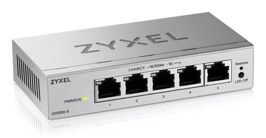 ZyXEL GS1200-5v3 product photo