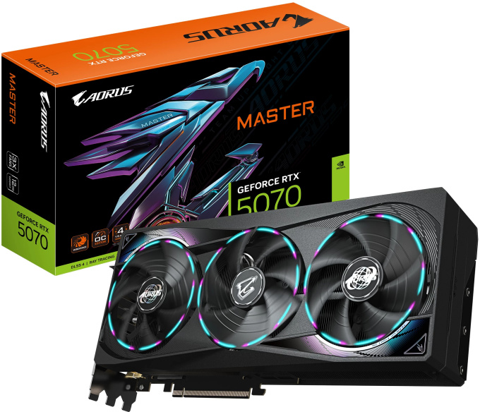 Gigabyte AORUS GeForce RTX 5070 Master product photo