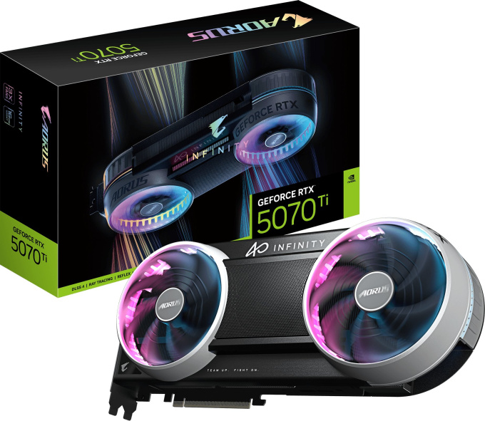 Gigabyte Aorus GeForce RTX 5070 Ti Infinity product photo